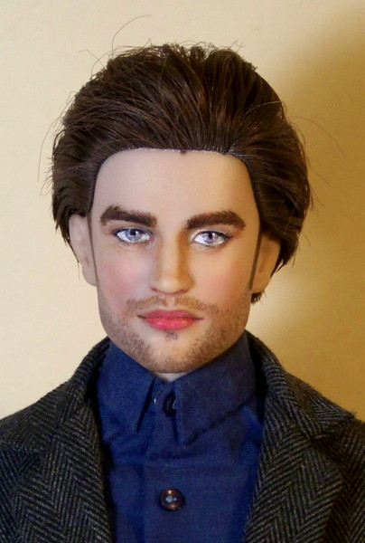 Robert Pattinson Twilight doll repaint by Alesia