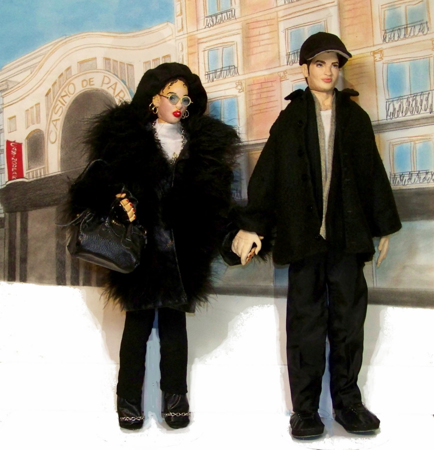 Rob Pattinson doll FKA Twigs doll