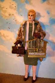 Tippi Hedren doll as Melanie Hamilton