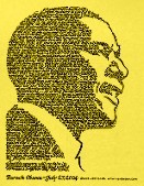 Obama portrait t-shirt