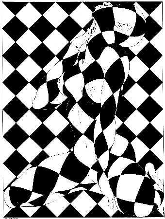 harlequin poster by Jerry Breen