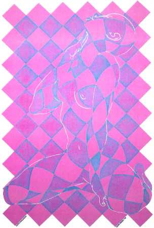 harlequin poster by Jerry Breen