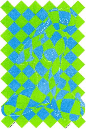 harlequin poster by Jerry Breen