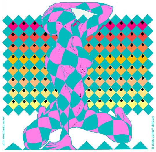 harlequin poster by Jerry Breen