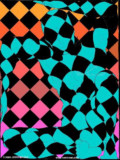 harlequin poster by Jerry Breen