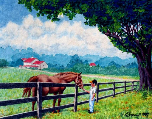 Landscape with horse Baltimore County