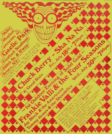 Gaelic Park rock poster concert poster